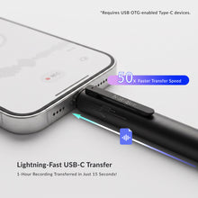 Load image into Gallery viewer, Notique AI Pen | Pocket AI Voice Recorder | Audio Recorder | Discreet Recording Device | AI Summarize & Transcribe for Multi-File & Meeting Timeline | No Monthly Fees
