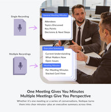 Load image into Gallery viewer, Notique AI Pen | Voice Recorder, Audio Recorder with AI Note Taker, AI Transcribe & Summarize for Meeting Notes, Interviews, Study Notes and Action Lists with PDF, PNG, JPEG and TXT.