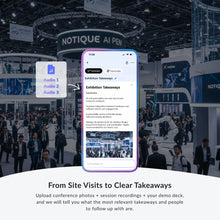 Load image into Gallery viewer, Notique AI Pen | Voice Recorder, Audio Recorder with AI Note Taker, AI Transcribe & Summarize for Meeting Notes, Interviews, Study Notes and Action Lists with PDF, PNG, JPEG and TXT.