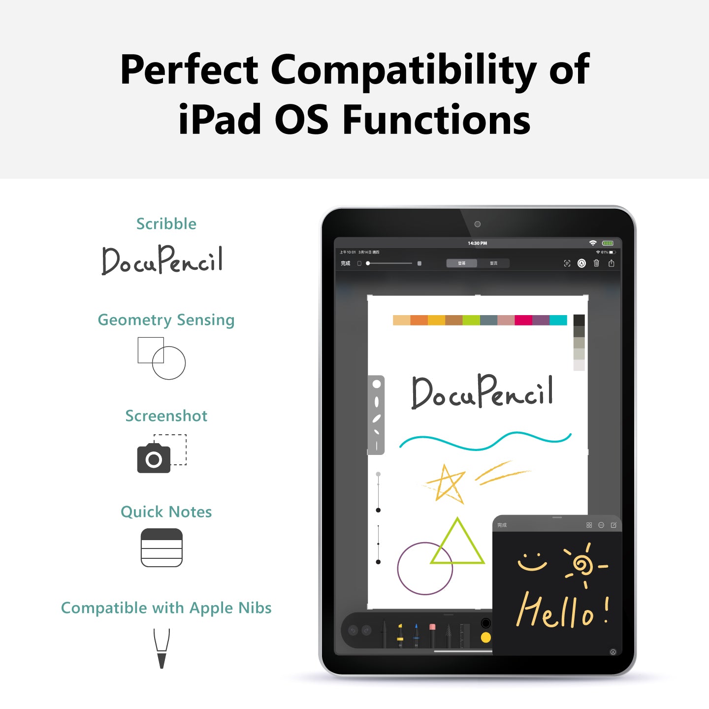 DocuPencil ──iPad Stylus for Notes and Annotations