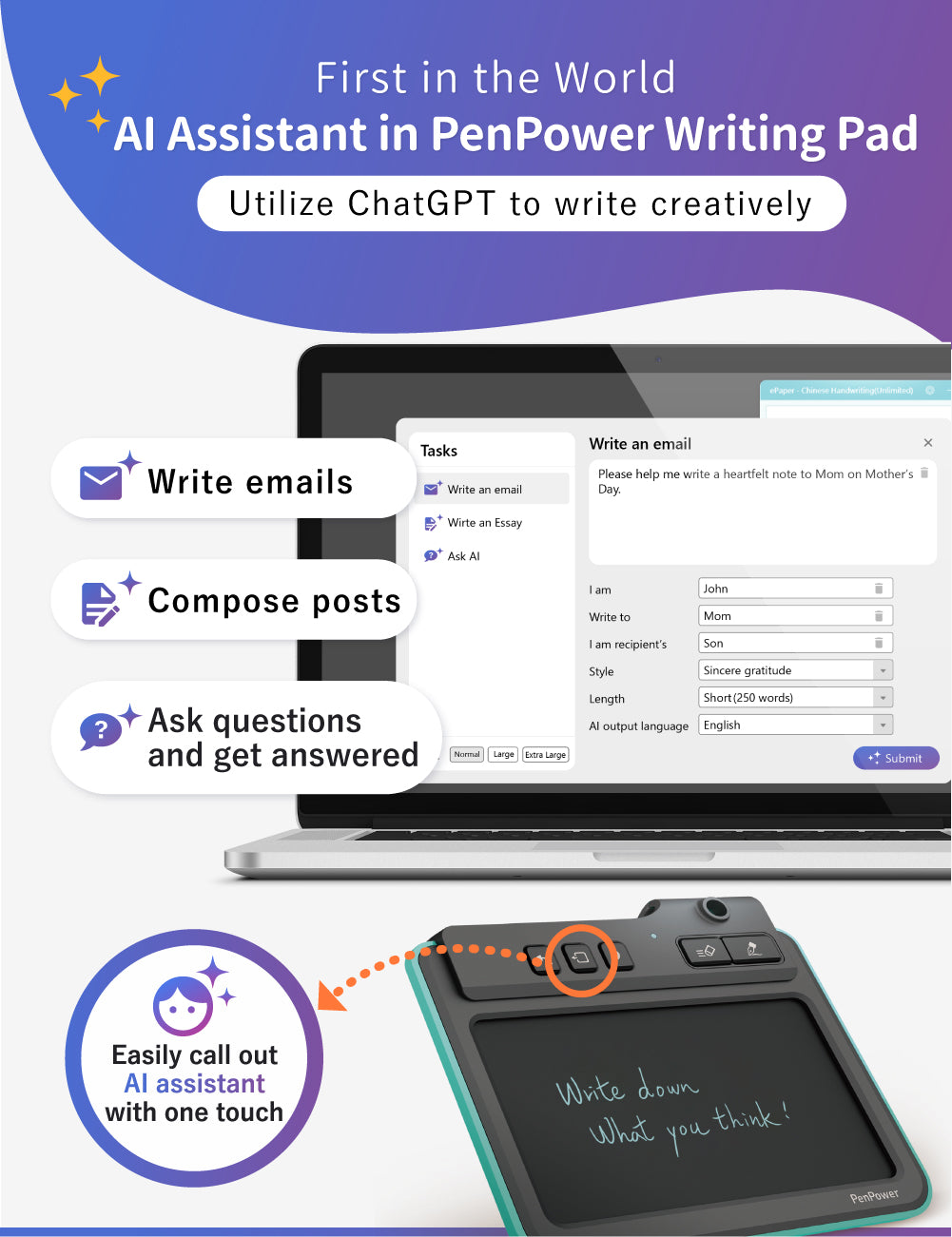 PenPower ePaper Writing Pad (Win/Mac) – PenPower Inc.
