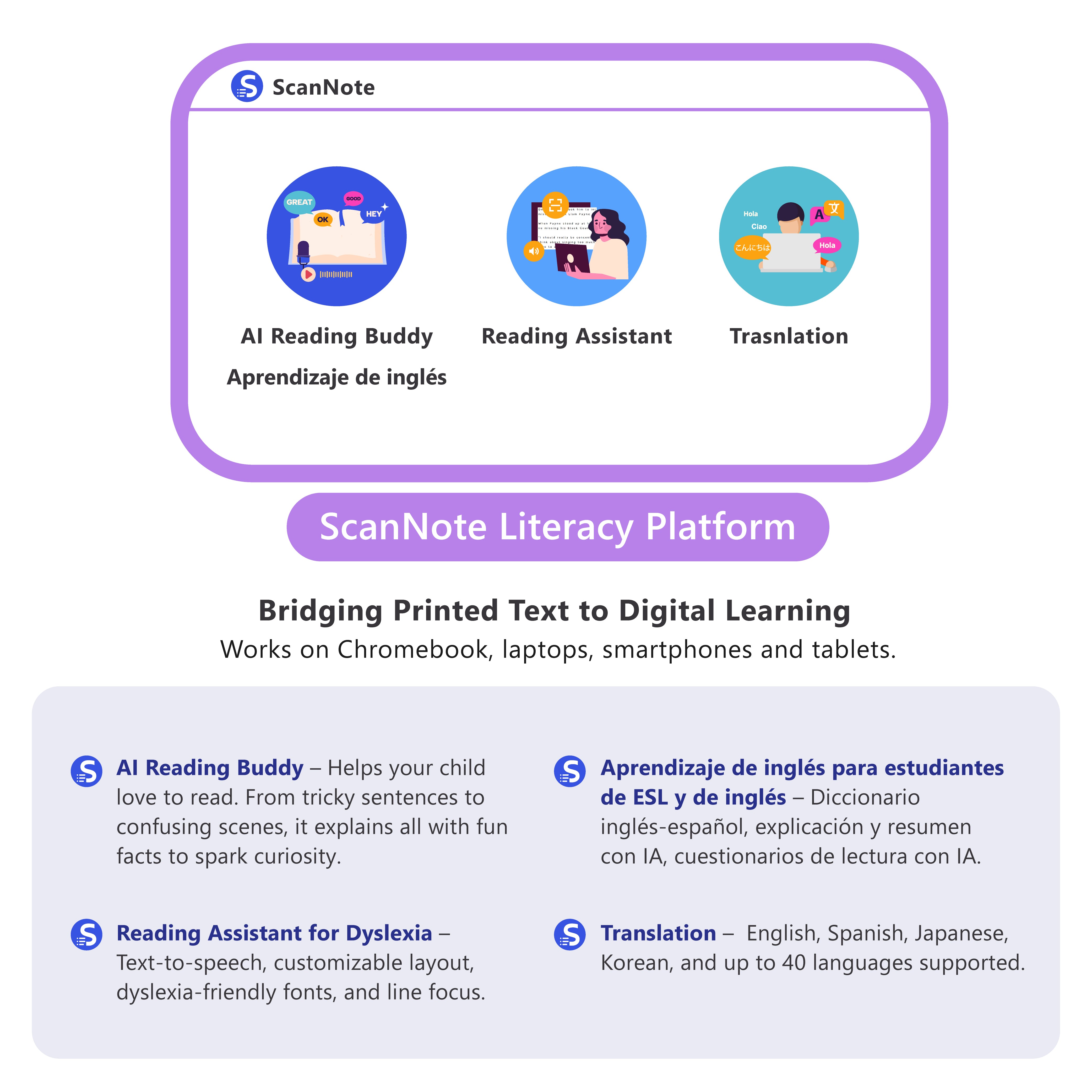 WorldPenScan AI Reader - A Smart Pen Scanner with AI Reading Buddy