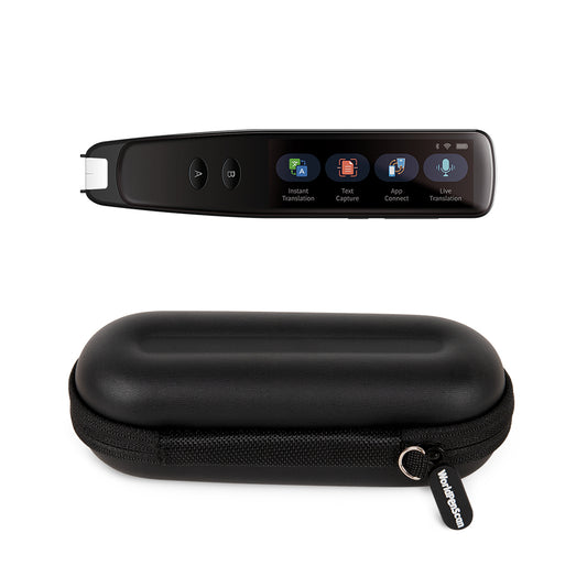 WorldPenScan Go Bundle - Pen Scanner & Travel Case included