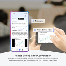 Load image into Gallery viewer, Notique AI Pen | Voice Recorder, Audio Recorder with AI Note Taker, AI Transcribe &amp; Summarize for Meeting Notes, Interviews, Study Notes and Action Lists with PDF, PNG, JPEG and TXT.
