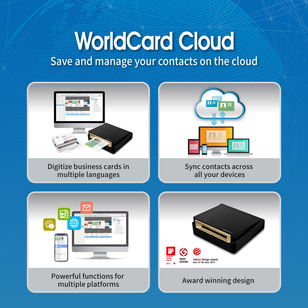 Save and manage your contacts on the cloud