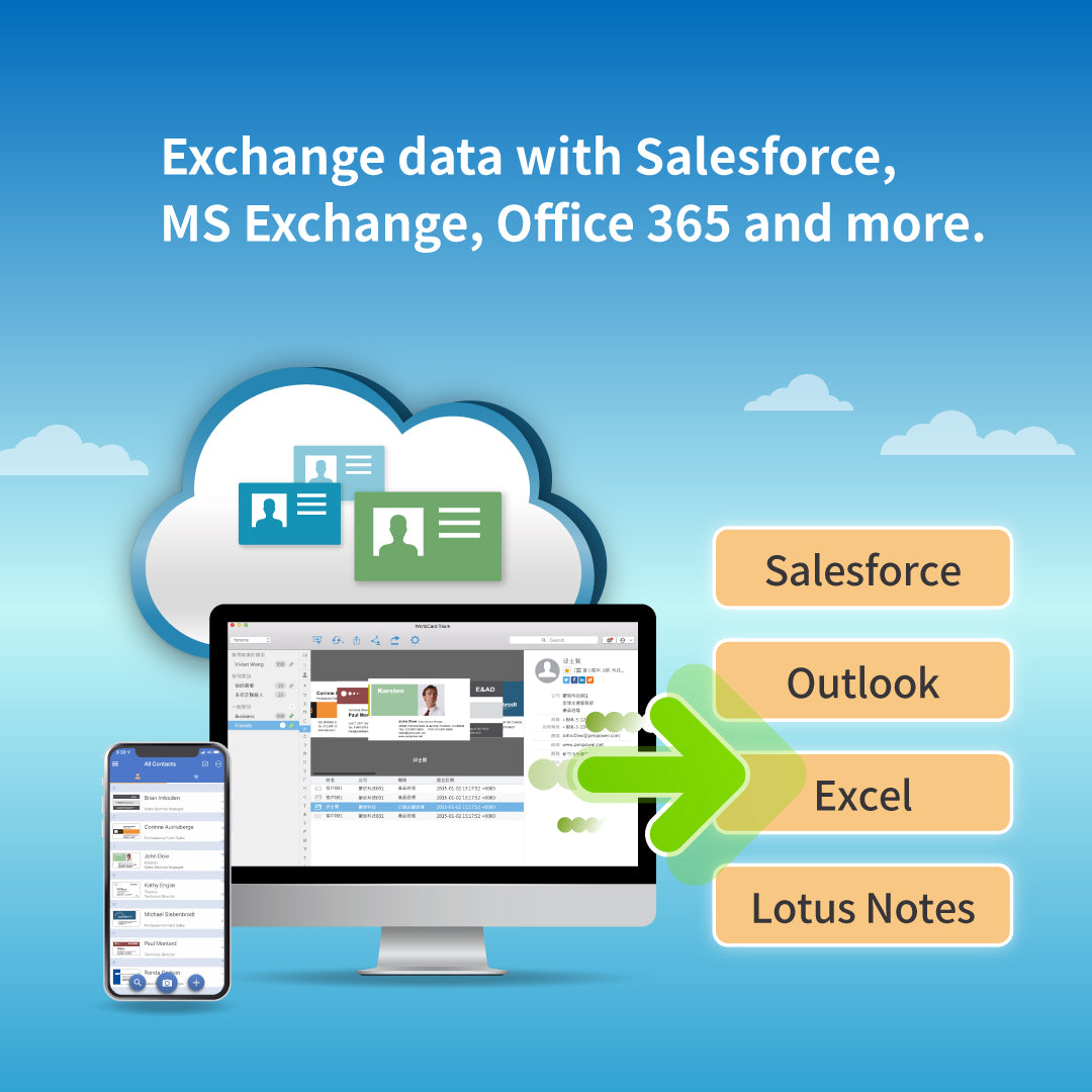 Exchange data with Salesforce